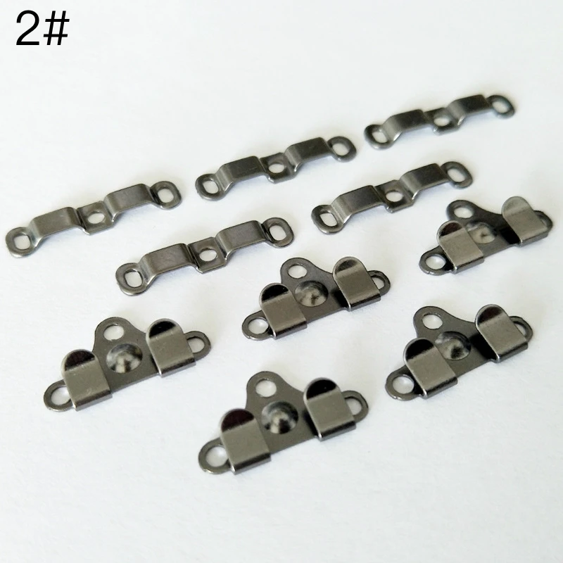 Closure Brass Custom Metal Pants Closure Trouser Hook And Bar For Pants