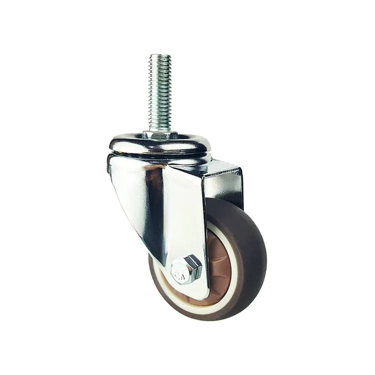 Rts Hotsales Light Duty Castor  2 Inch Swivel High End Tpr  Furniture Casters For Office Chair