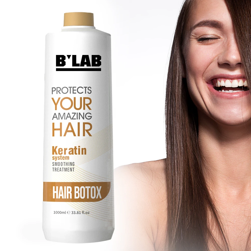 Private Label Nano Plastia Hair Smoothing Keratin Treatment Repair Damaged Hair Brazilian Keratin Straightening Treatment