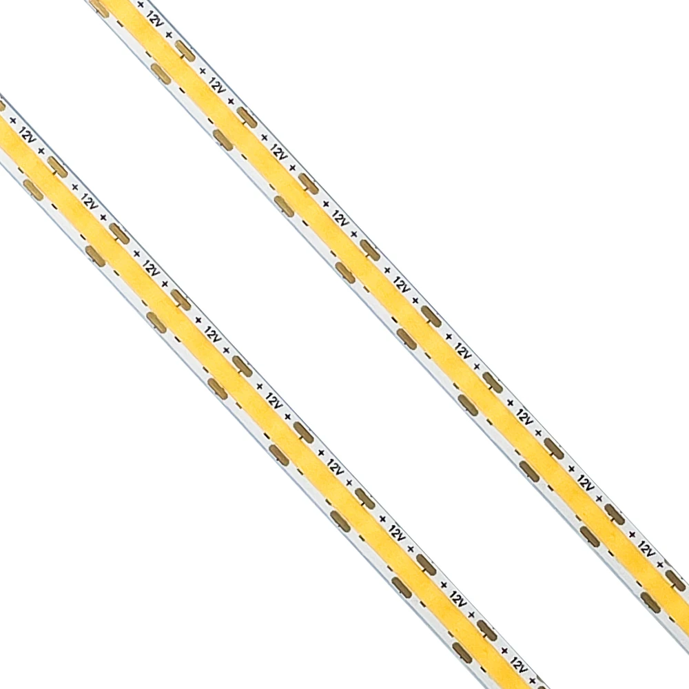 Glite High Density Flexible FOB COB White 320LEDs/m RA80 DC12V Linear Dimmable LED Strip for house decoration