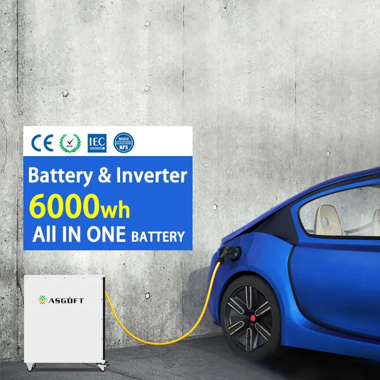 Asgoft 3kw 6kwh 25.6v 235ah All In One Portable Home Storage Battery Residential  Energy Renewable Off-grid Solar battery