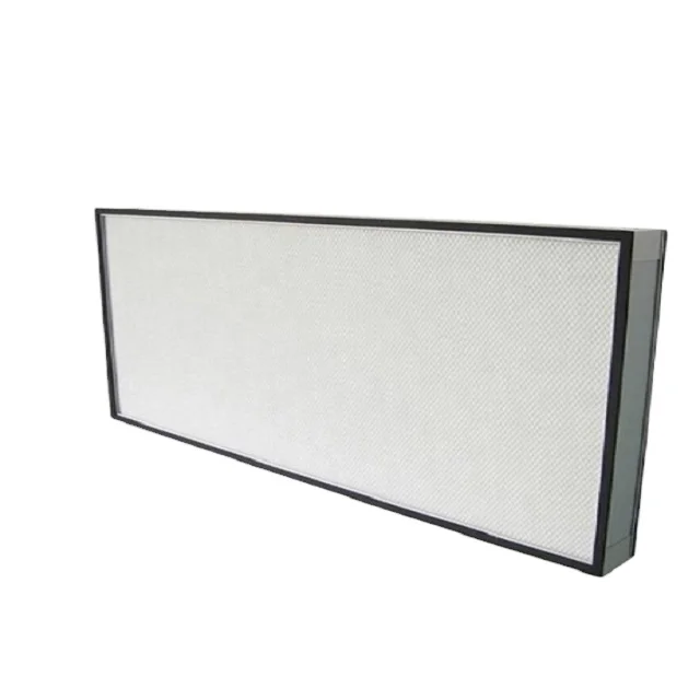 Factory Directly Sale Aluminium U15 H14 H14 Hepa Laminar Flow Hood 0.3m Ulpa Air Filter With FFU Unit Mushroom