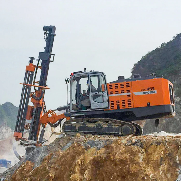 APCOM Crawler Mounted ZGYX 453 ZEGA Kaishan crawler dth drilling machine borehole drilling prices ground drilling equipment