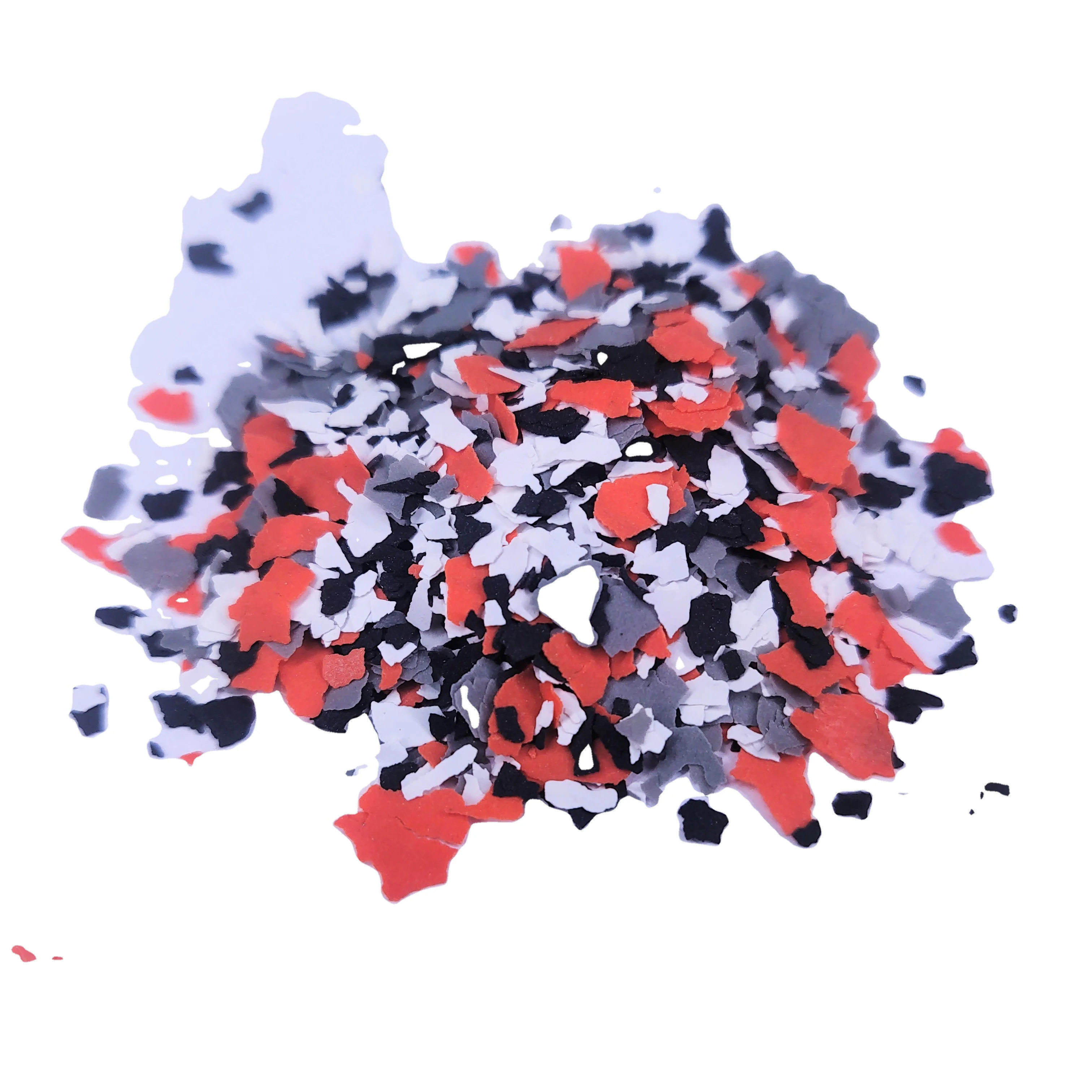 1/6 Durable Epoxy Seal Decorative Flakes coloured vinyl flake chips for workshop floors and commercial floors