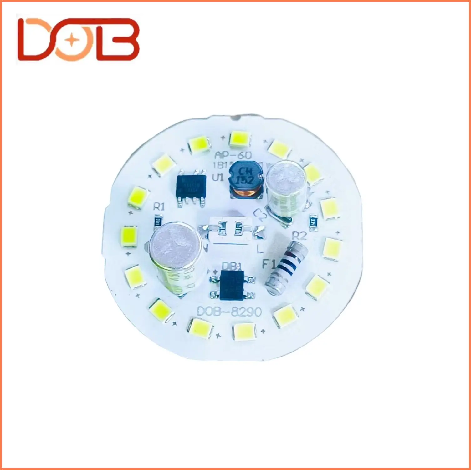 Modern Design Dob Factory LED Light PCB Board 5W SMD2835 Chip with B22 Base 12V Input Two-Year Warranty for Home Use