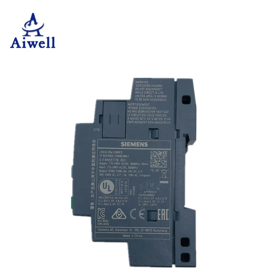 Original Module Siemens PLC Logo 8 6ED1052-1FB08-0BA1 Programmable Controller