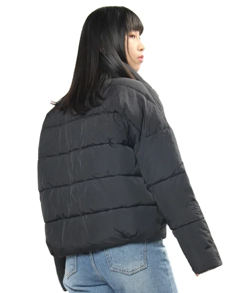 
Low Price Ladies Padded Quilted Jacket In Stock Women Winter Best Seller Clothing 