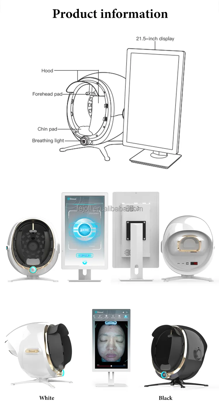 The Best Professional Skin Moisture Sensor/3d Skin Analysis Beauty Machine/digital Skin Moisture Analyzer