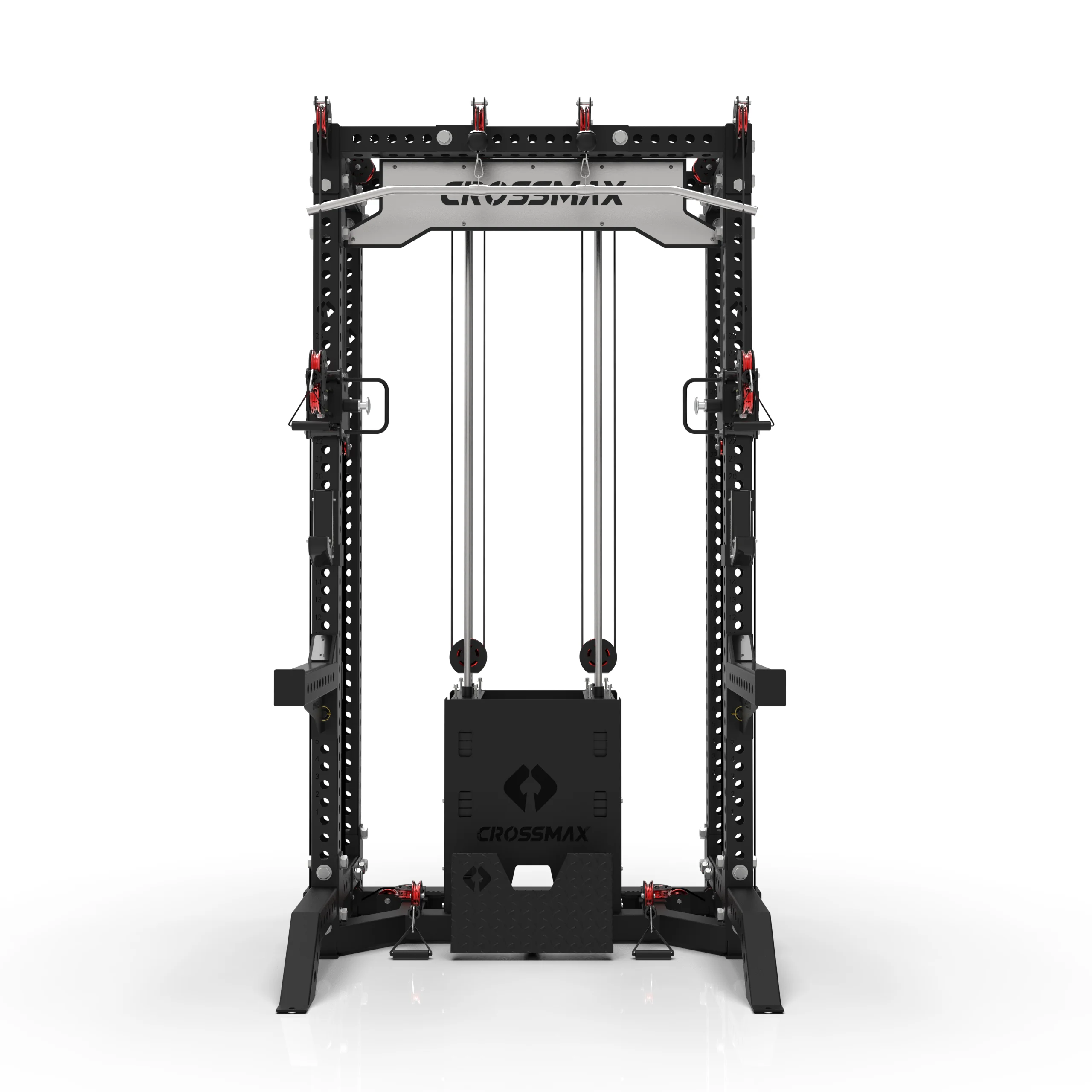 Newest Fitness Functional Trainer Crossover Cable Smith Power Rack Weight Cable Pully System Gym Smith Machine