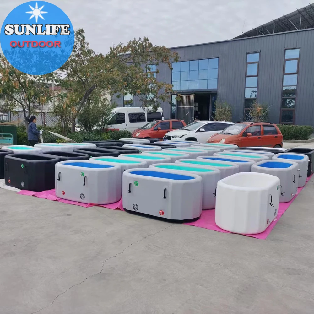 2023 High Quality Cold Plunge With Chiller And Ozone /UV,Inflatable Cold Plunge Tub With Chiller,Ice Bath Chiller Tub