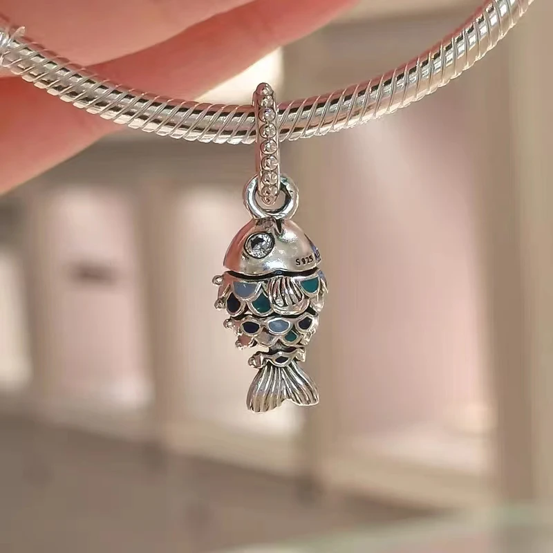 Factory Wholesale S925 Sterling Silver fit S925 Beaded S925 charm silver ale Bracelet Pendant For Women Gift For Charm Bracelet