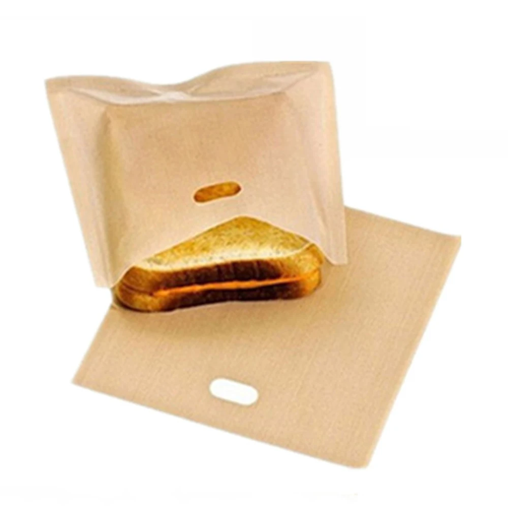 Multi functional reusable Non stick PTFE toaster bags bread bags for sandwich grill cheese heating