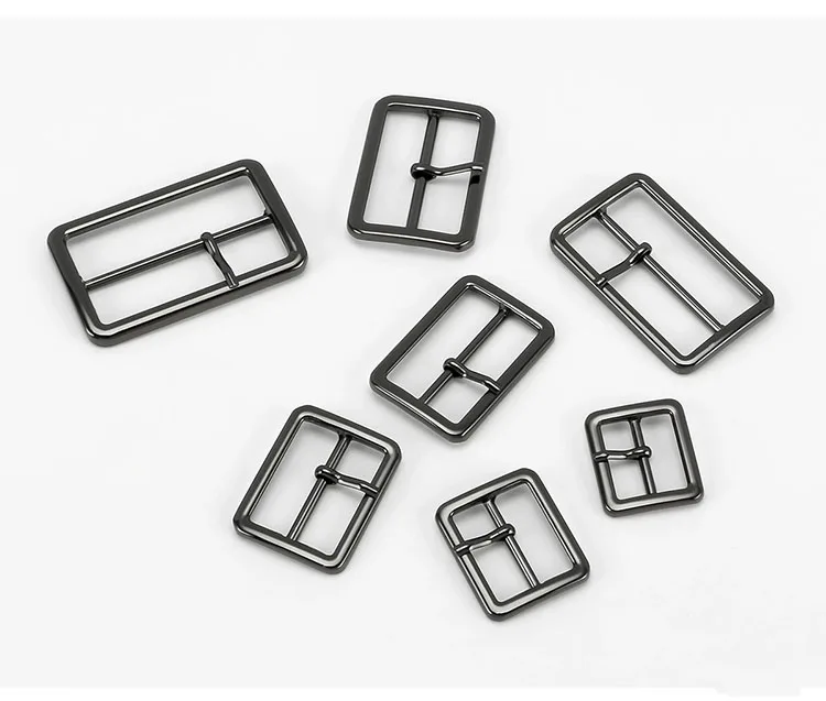 High Standard Quality Adjustable Slider belt buckle 20mm-45mm Metal Square Metal Pin Buckle For Bag