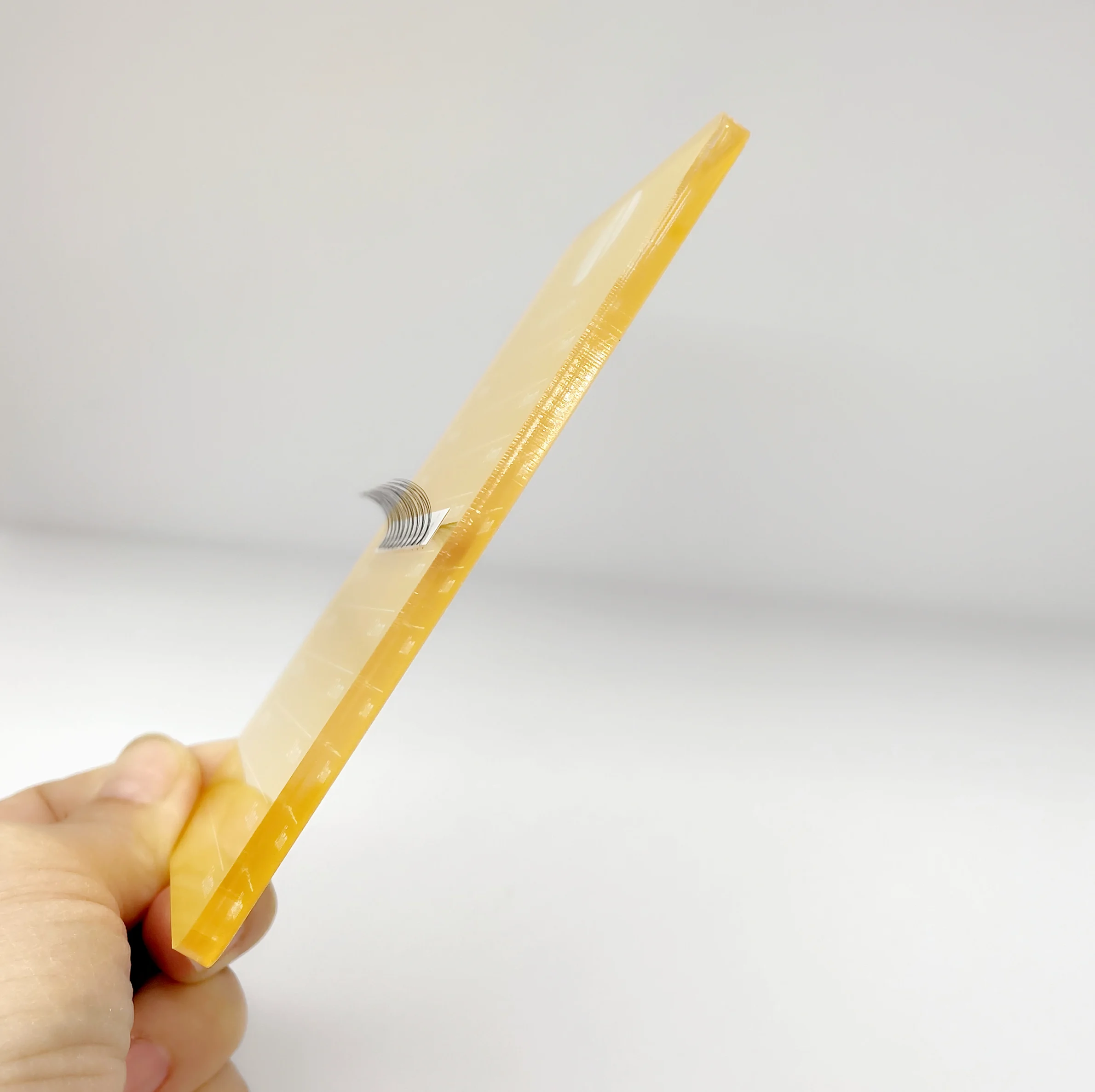 Professional acrylic  Lash Vendor Supply Single beige acrylic lash tile eyelash extension holder palette OEM