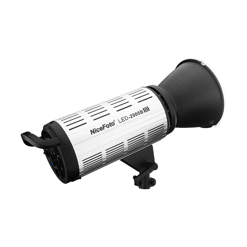 LED-2000BIII Nicefoto 200W самом рассвете дня 5600K студийного освещения LED COB для видеосъемки на креплении Bowens переменного тока только в том случае,
