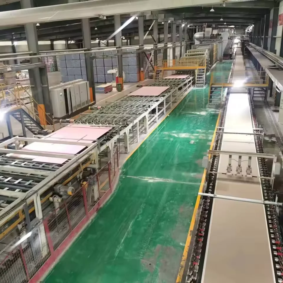Gypsum Board Production Machine Plasterboard Manufacturing Plant 6 Million Sqm Capacity Lamination Line