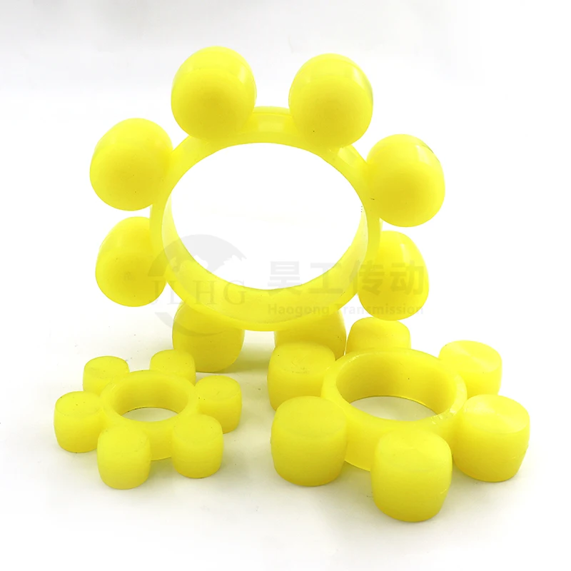 MT coupling plum blossom pad rubber elastic block polyurethane plum blossom buffer pad hexagonal ML plum blossom washer