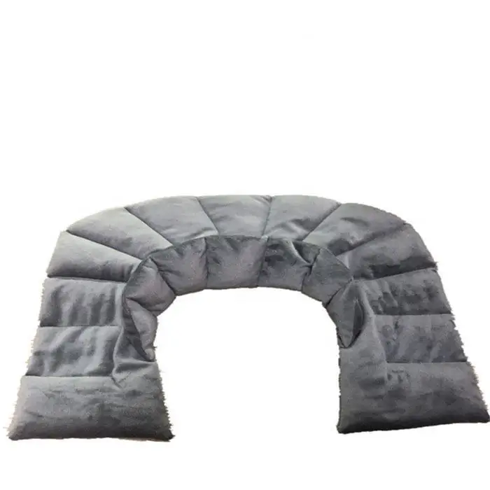 Pain Relief Weighted Neck and Shoulder Wrap Heating Pad Microwave Heating Fridge cold Cassia Neck Shoulder Heat Packs