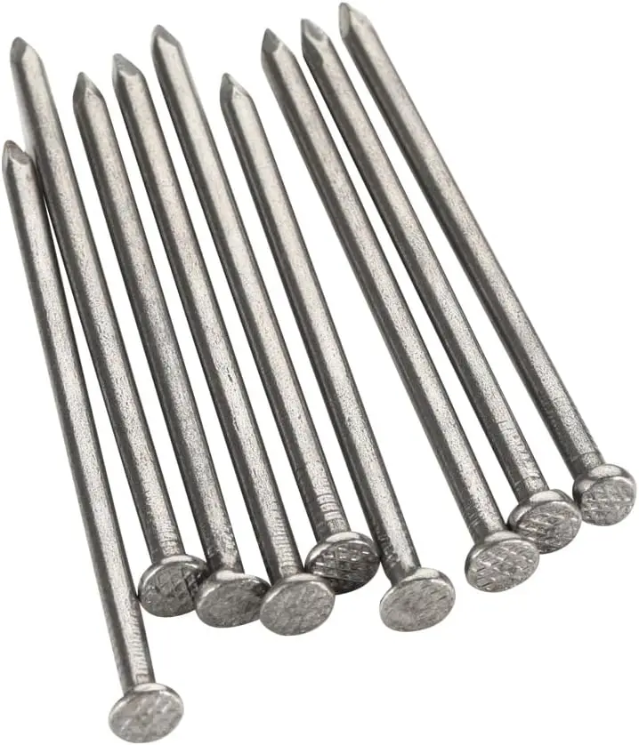 Common Wire Nails Polished Iron Multiple Usage for Furniture & Construction Bright Finish-Coil Brad Nail