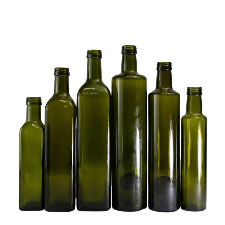 Ex Works Price Custom ECO-friendly Square Olive Oil Bottle Glass Olive Oil Bottle