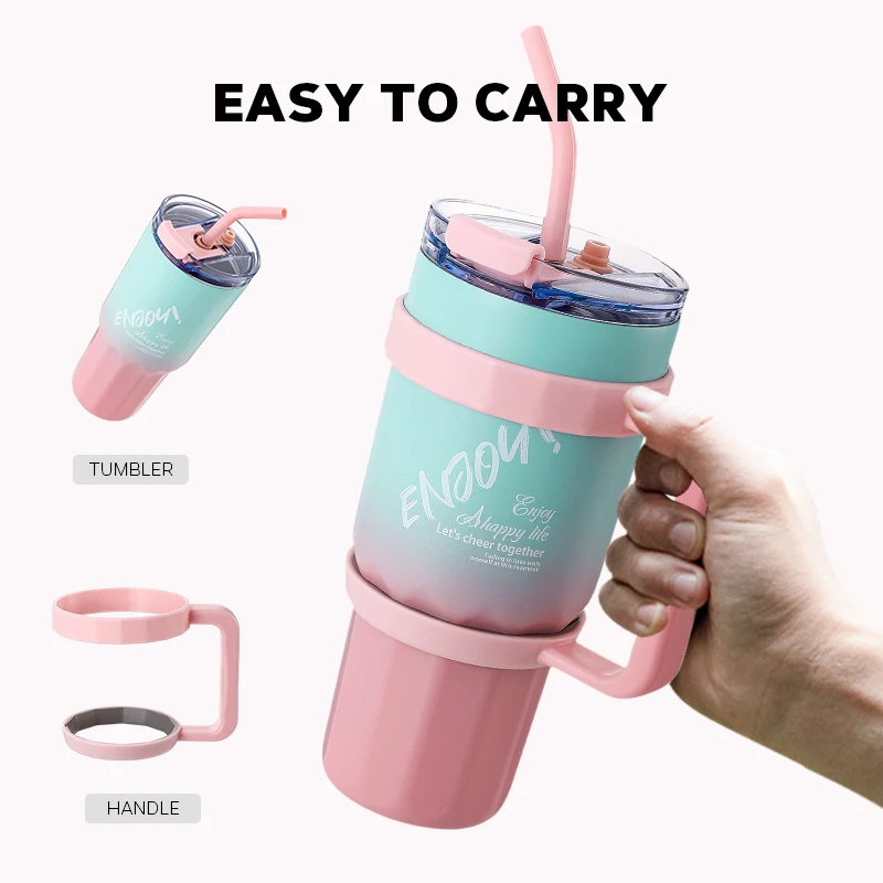 Stainless Steel Skinny Tumbler 32oz Double wall Vacuum Insulated Tumbler Cups With Lid Travel Auto Mugs Water Bottle for Home