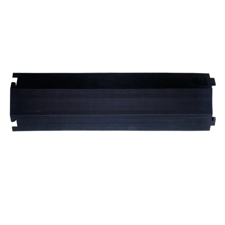 OEM Factory price Black hose Storage 1 channel Rubber cable protector Floor Cable Cover
