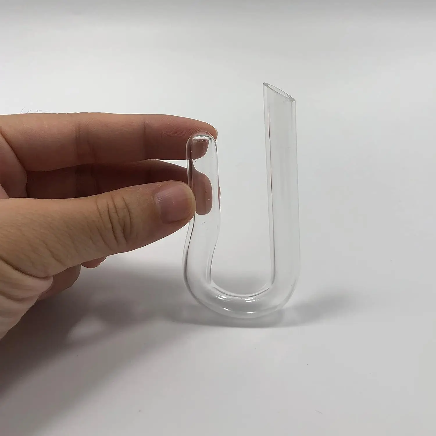 CO2 Drop Checker Water Shape Glass Hang On Monitor CO2 Indicator for Aquarium Planted Fish Tank