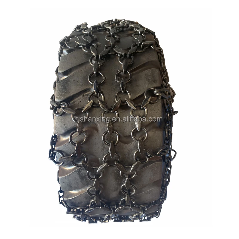 14.00-25 Heavy Duty Steel Welded Link Skidder Tyre Protection Chain Zapato Nieve Snow Chain