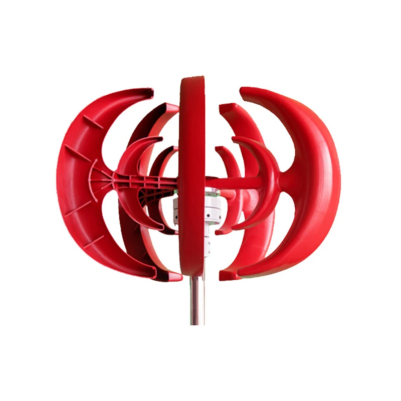 Вертикальная ветряная турбина R-типа 500 Вт для продажи с электромагнитным тормозом контроллер ветряной турбины