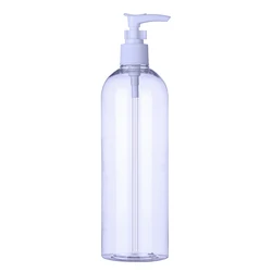 Manufacturer Unique Lotion Bottles 250ml 500ml 750ml PET Shampoo Bottle Plastic Cosmetic Bottle With Pump Sprayer