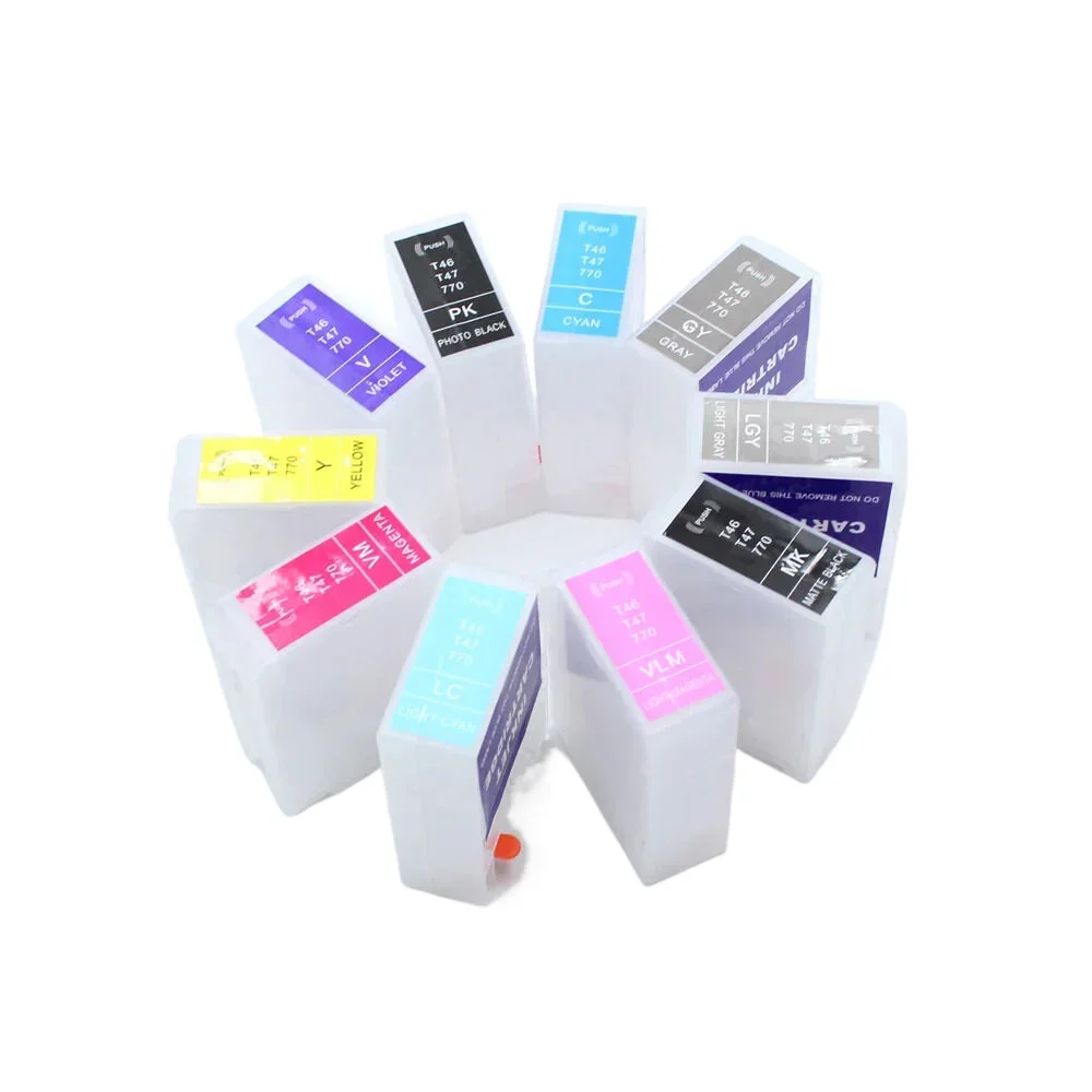 T46S T47A 10 шт. чернильный картридж без чипа для EPSON SC-P700 SC-P900 SC-P703 SC-P706 SC-P708 SC-P903 SC-P904 SC-SP906 SP908