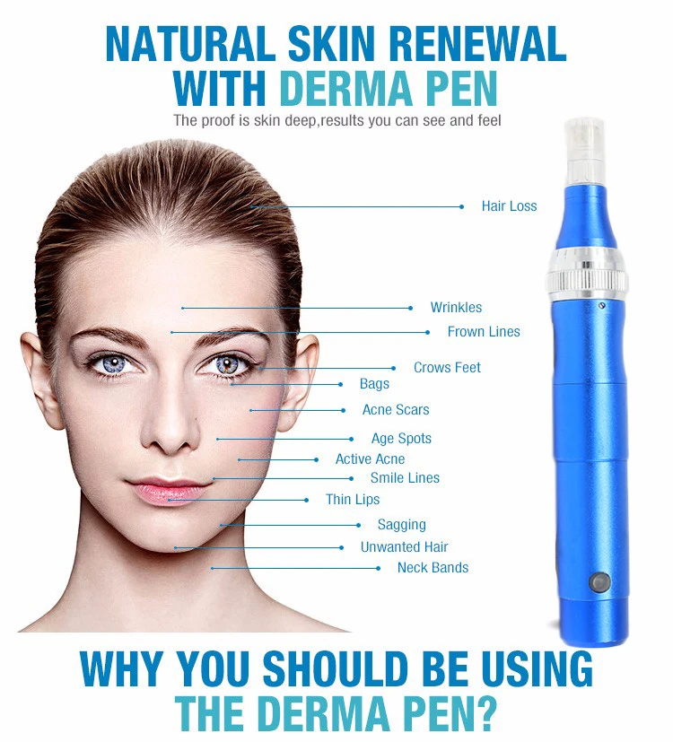 professional electric micro needle derma pen microneedling dermapen