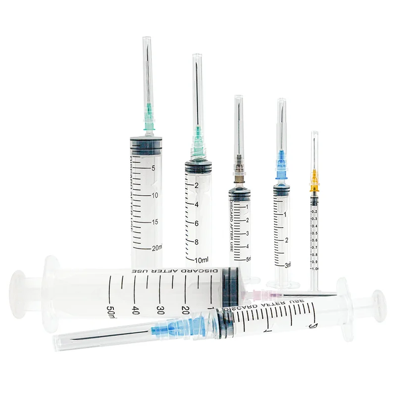 Hot Sale High Quality Three Part Syringe 5ml 10ml 20ml Syringe Hypodermic Syringe For Single Use