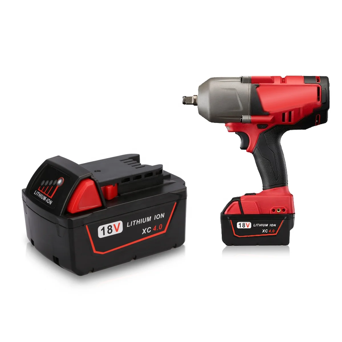 Подходит для литий-ионных аккумуляторов Milwaukee 18V 4.0Ah milwaukee M18 C18B Li18
