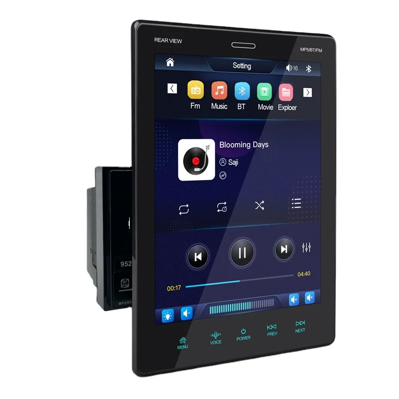 9.5 Inch Ips Vertical Screen 2Din Dsp Ahd Carplay Car Mp5 Player Car Radio Stereo