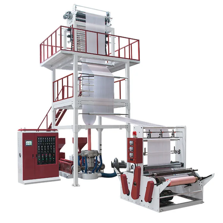 plastic film making machine biodegradable blown film extrusion machine blow film machine 3 layer