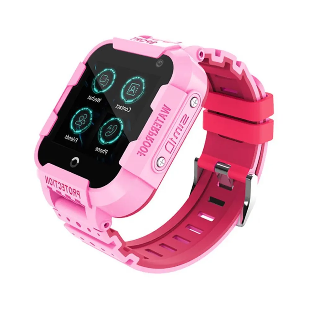 New Wholesale Kids Smart Watch 4G Gps Children LBS Watch Wifi Tracker Touch Screen Sos Sim Card Video Call Waterproof