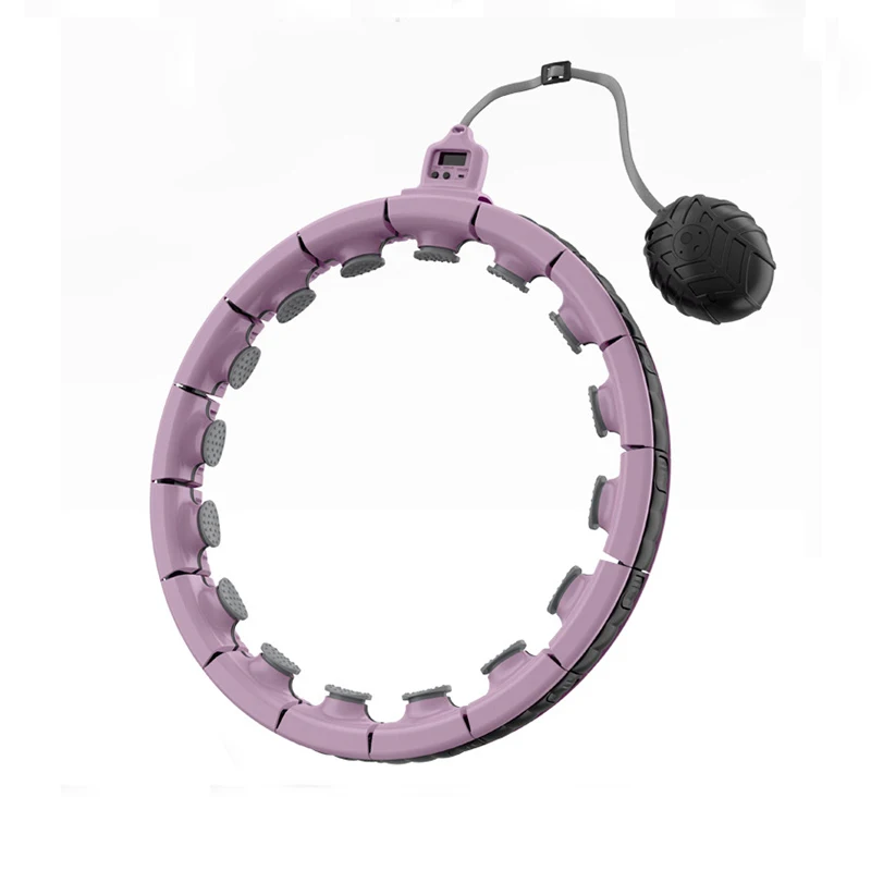 Magnetic kids hula-hoop for 60-128cm waist adult kids weighted hula hoops with counter