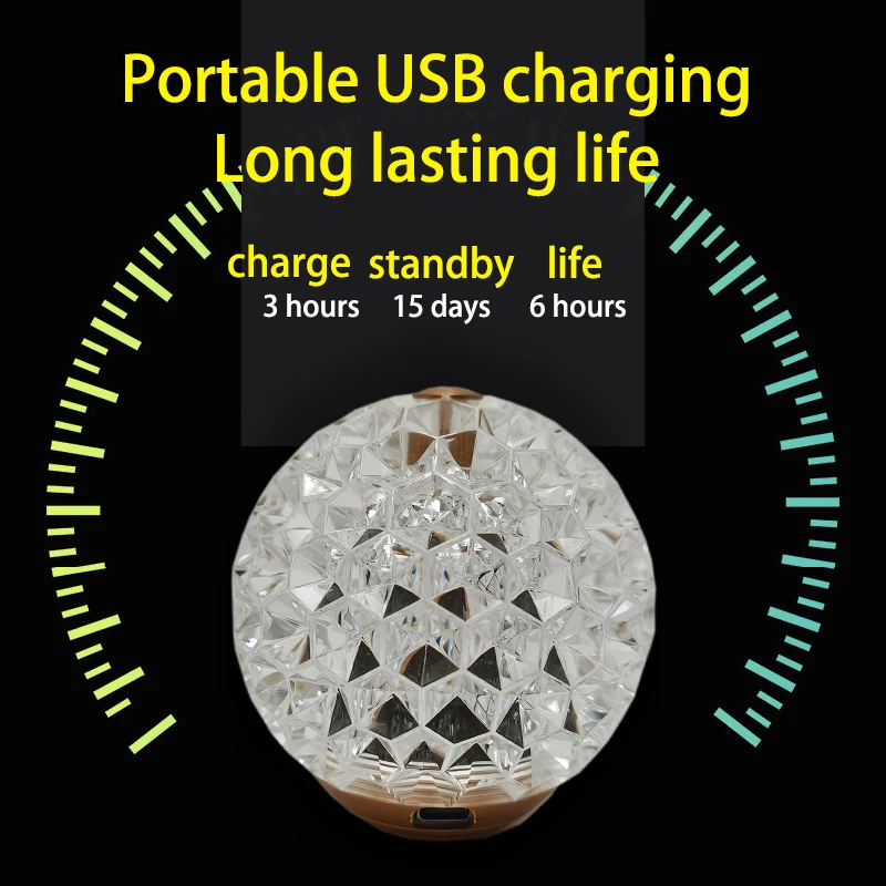 Led little Magic ball Led Stage light Party Sound control Mini Effects USB ball DJ light Disco crystal touch