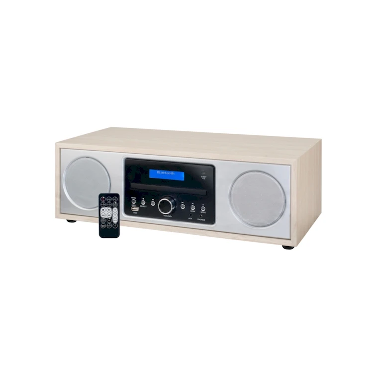 Professional Wholesale Walnut DAB/DAB+/FM Radio CD Player Wireless Charging