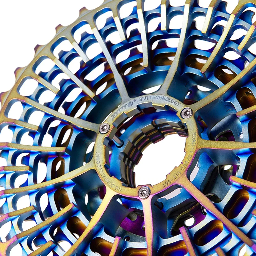 ZTTO Road bike 11 Speed SLR Colorful Cassette  freewheel UltraLight 11-28T Gravel bike 11-36T 11Speed 11-34 K7 11V 11-32 CNC