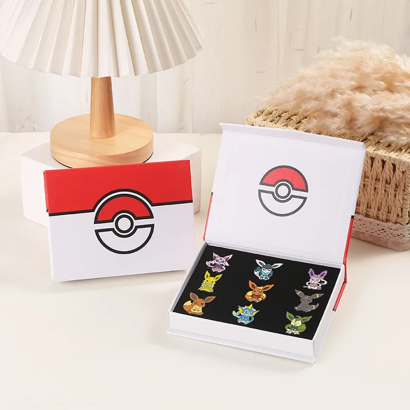 Magical elf family pets cartoon dolls box-packed brooch badges sets enamel pin stock