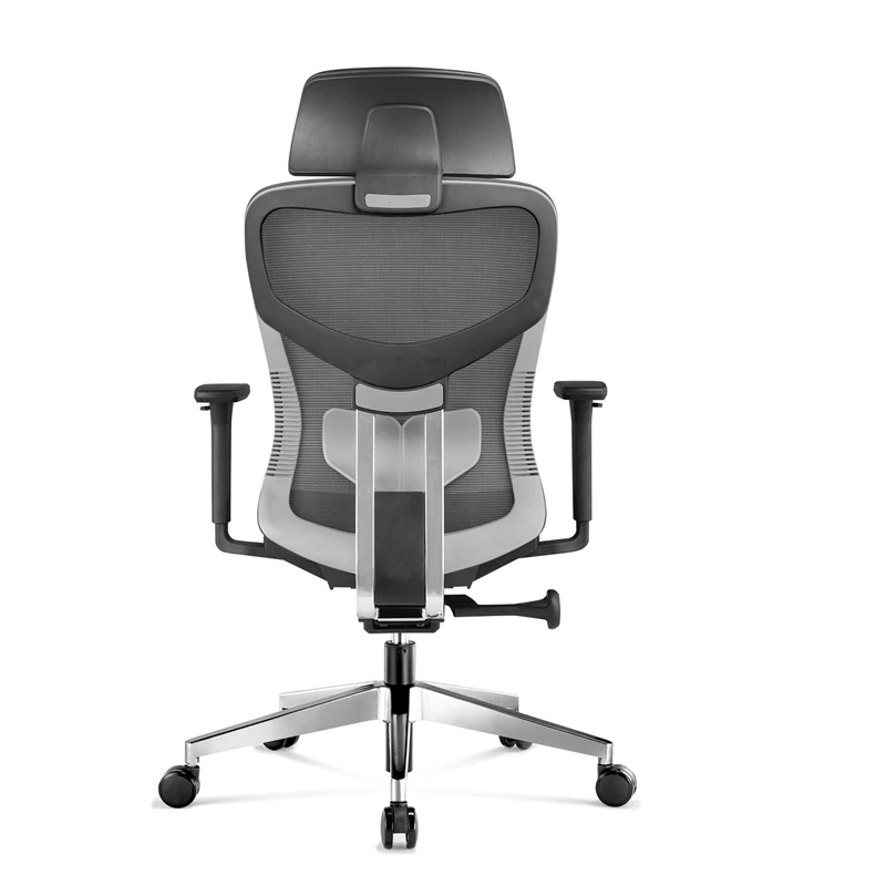 FoShan factory New Model Best Ergonomic Office Chair Arched Chair 200kg Brown Leather Chair For Office Top China Furniture