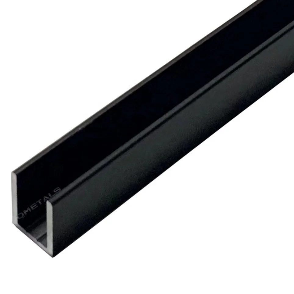 Shower Rooms  Brushed nickel Aluminum Glass channels 10 MM shower glass panels custom size manufacturing