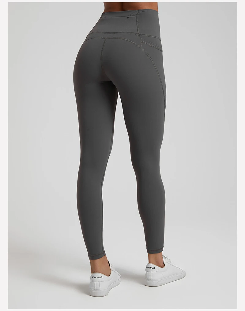 Side Pocket Yoga Pants Inner Pocket Leggins 2023 Casual Double Pocket Design No Camel Toe Yoga Leggings For Women Gym