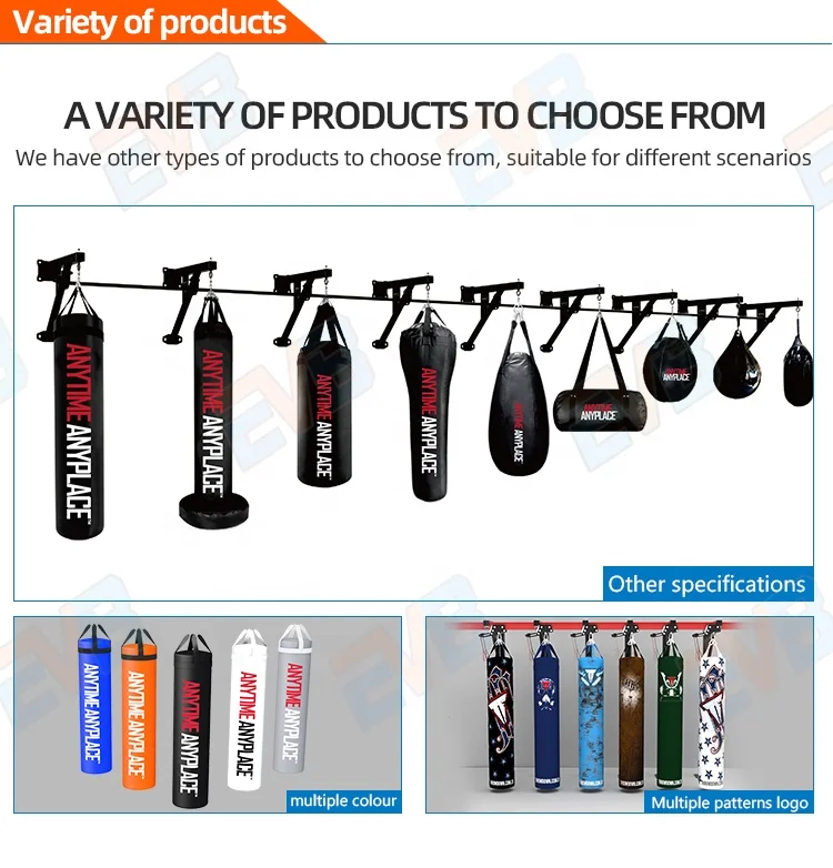 Hot Sale Punching Bag Rack double end Boxing Fit Bag Frame Heavy Bag Wall Mount