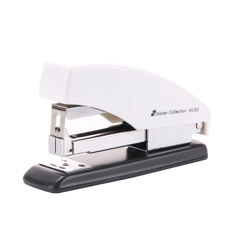 SUNWOOD Power Saving Manual Stapler Machine for Office Stationery Desktop MC83 White