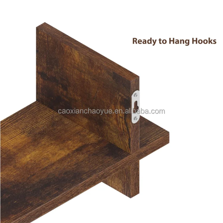 Floating Wall Shelves Set of 3 Hanging Storage Shelf Small Book Shelf Bookcases for Living Room Kitchen BedroomBathroom