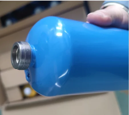 1L Empty CGA600 Thread Cylinder for Gentle Laser Candela Gas Refrigerante R134a Bottle Low Pressure