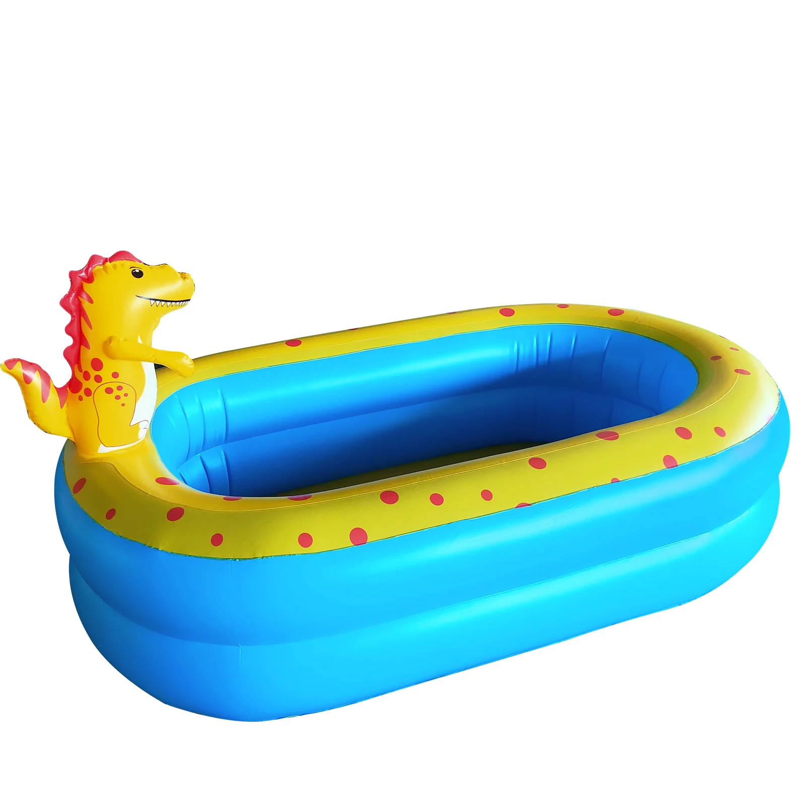 Large Dinosaur Water Sprinkler Pools Bath Tub Splash Pad Kids Adults Inflatable Swimming Pool Water Toy for Outdoor Backyard